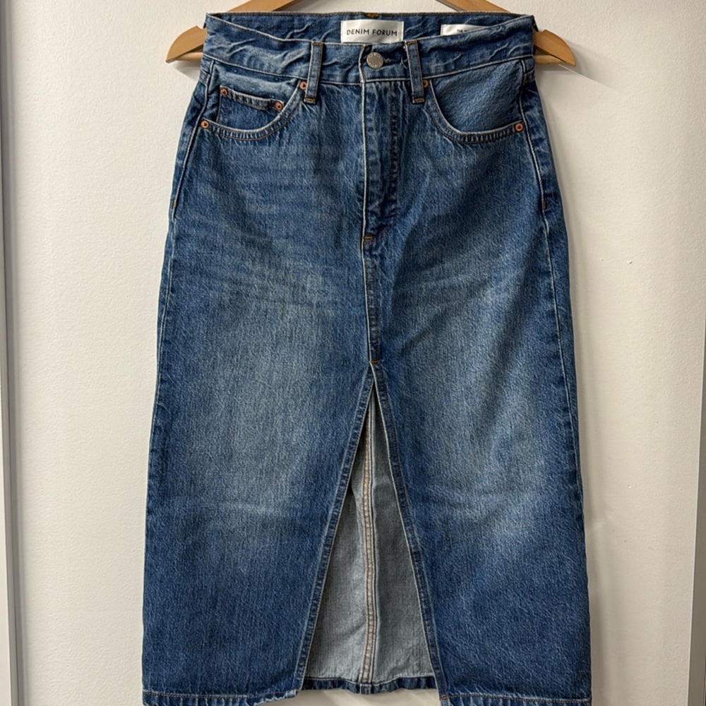 Denim Forum Skirt